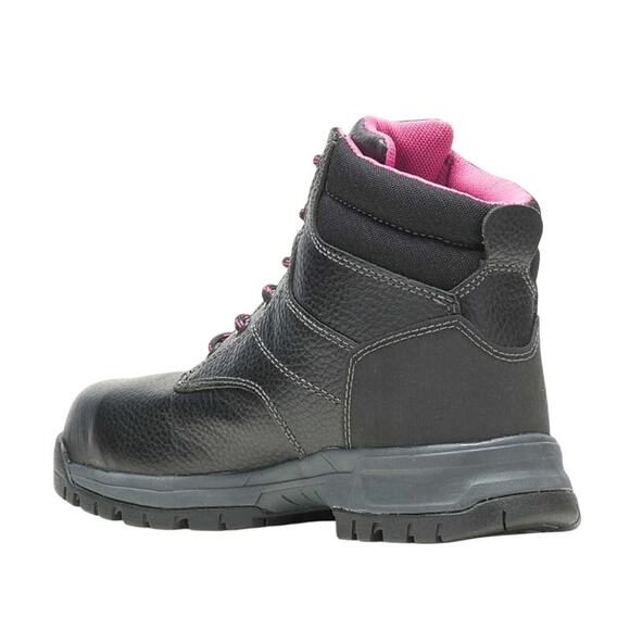 Wolverine Womens Piper Composite-Toe 6" Work Boot US 7 M Black WP Leather NIB - Picture 3 of 13